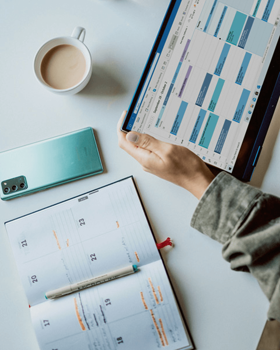 Organisation de planning numérique dans un contexte professionnel